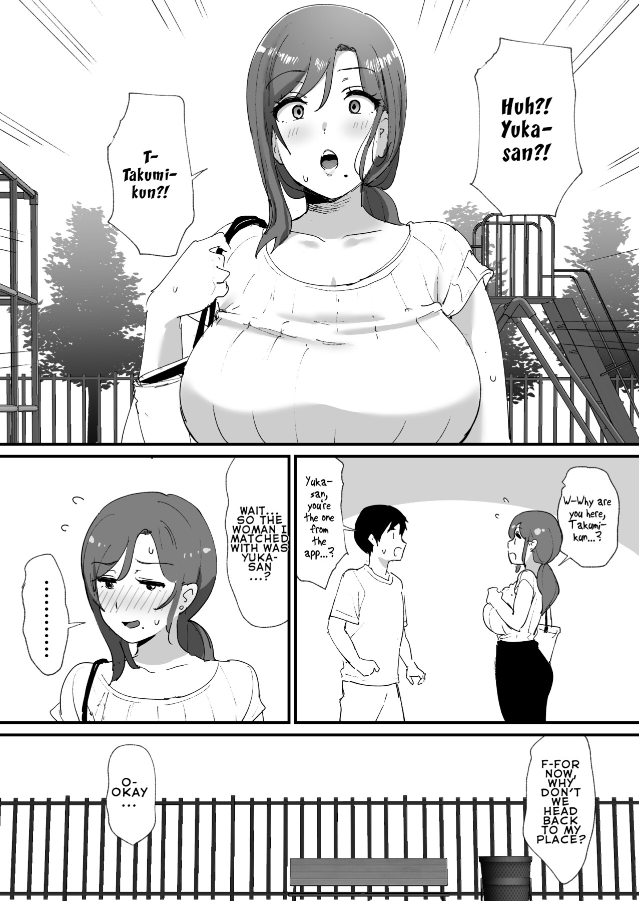 Hentai Manga Comic-The Time I Matched With My Admired Friend's Mom-Read-8